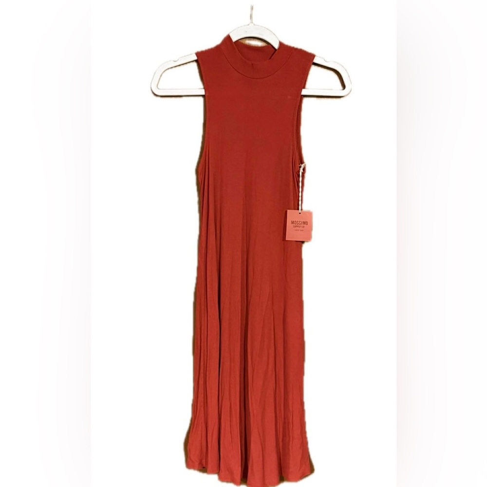 Rust Sleeveless Maxi Dress